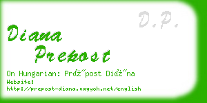 diana prepost business card